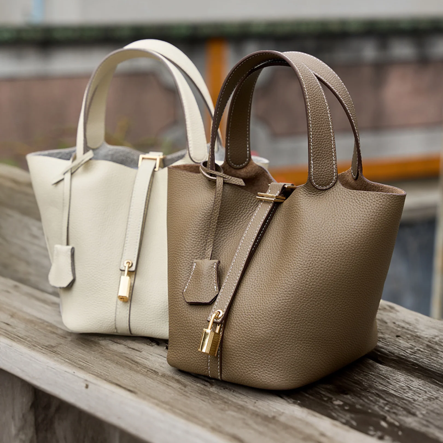 Picotin – Hakiki Deri Kompakt El Çantası