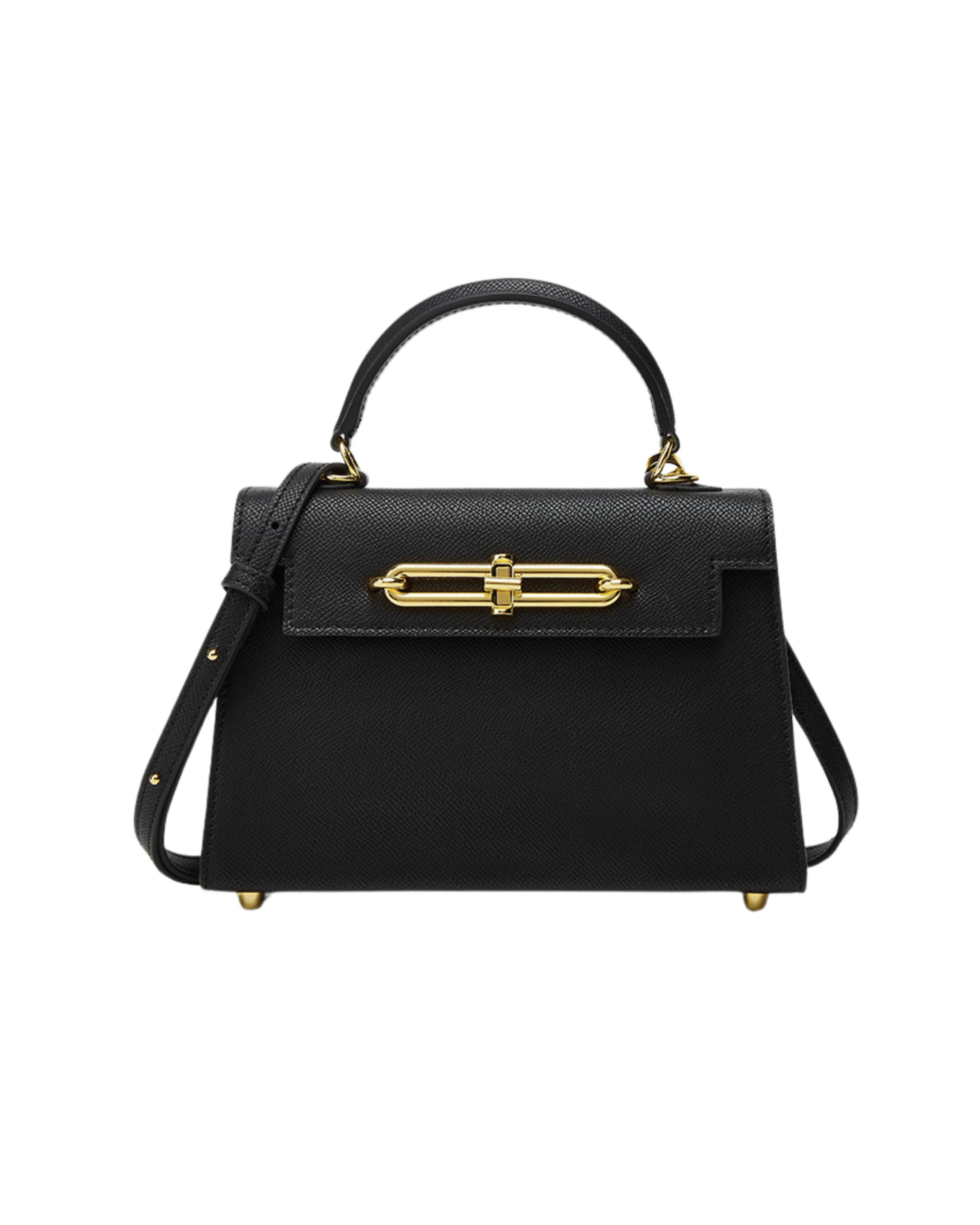 Saffiano Deri Mini El & Omuz Çantası  – Zincirli & Ayarlanabilir Askı