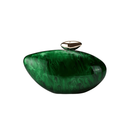 PearlPebble™ Akrilik Gece Çantası – Işıltılı & Heykelsi Tasarım