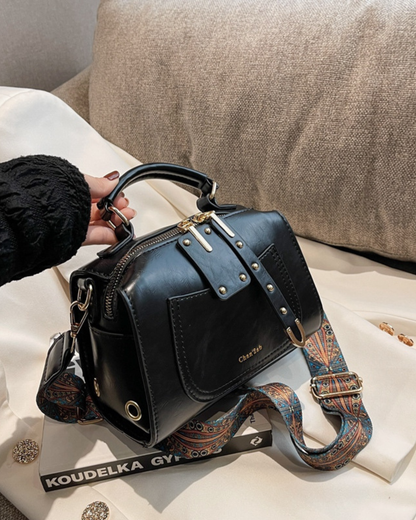 Bohem Desenli Ayarlanabilir Askı El & Omuz Çantası