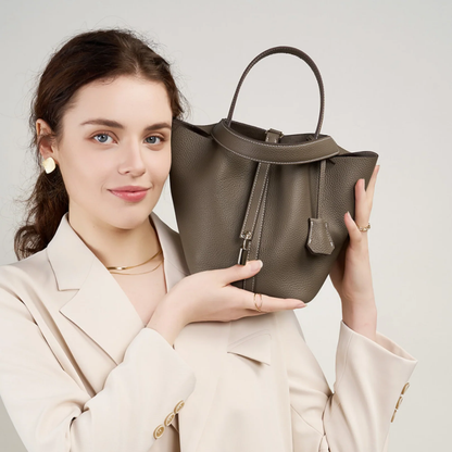 Picotin – Hakiki Deri Kompakt El Çantası