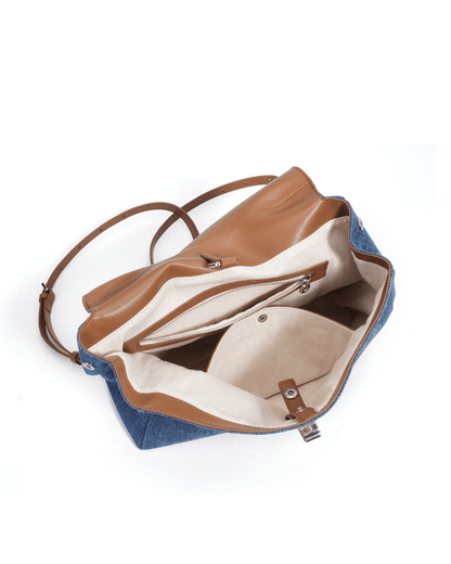 Switch – Denim Deri El, Omuz & Sırt Çantası