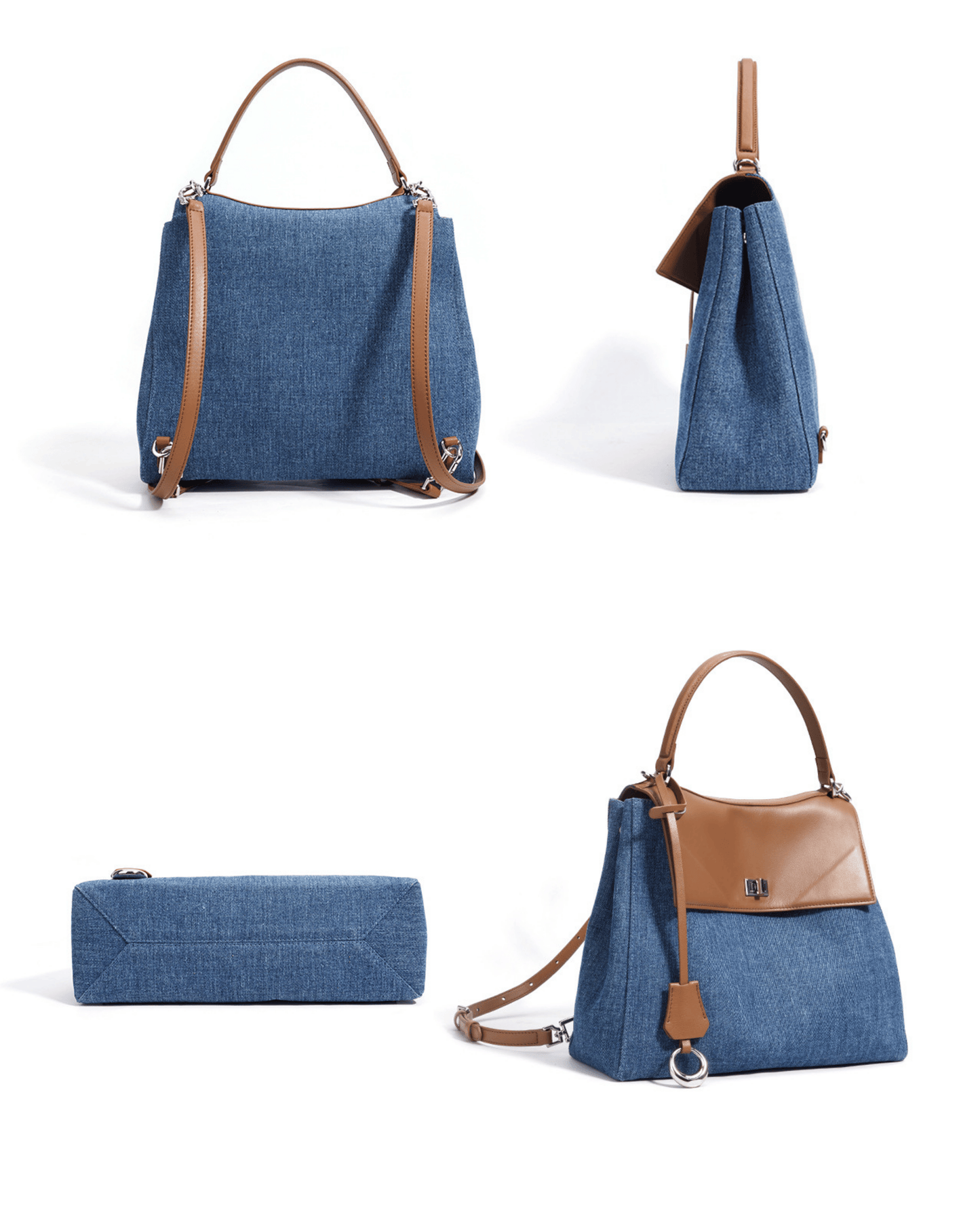 Switch – Denim Deri El, Omuz & Sırt Çantası