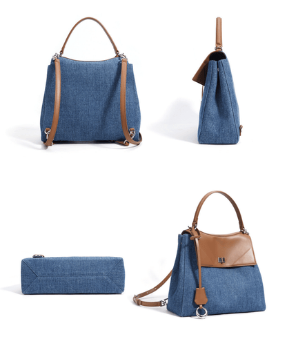 Switch – Denim Deri El, Omuz & Sırt Çantası