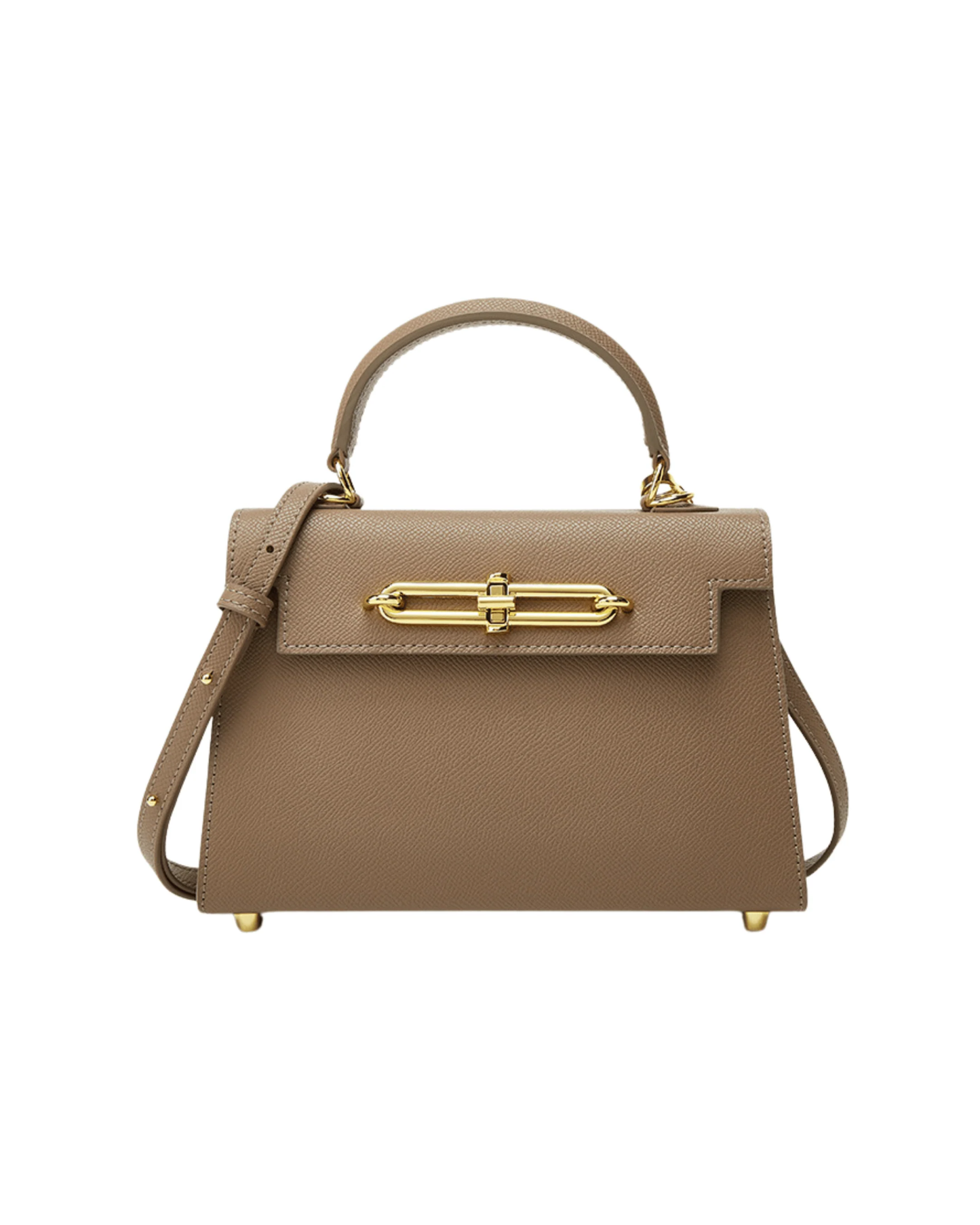 Saffiano Deri Mini El & Omuz Çantası  – Zincirli & Ayarlanabilir Askı