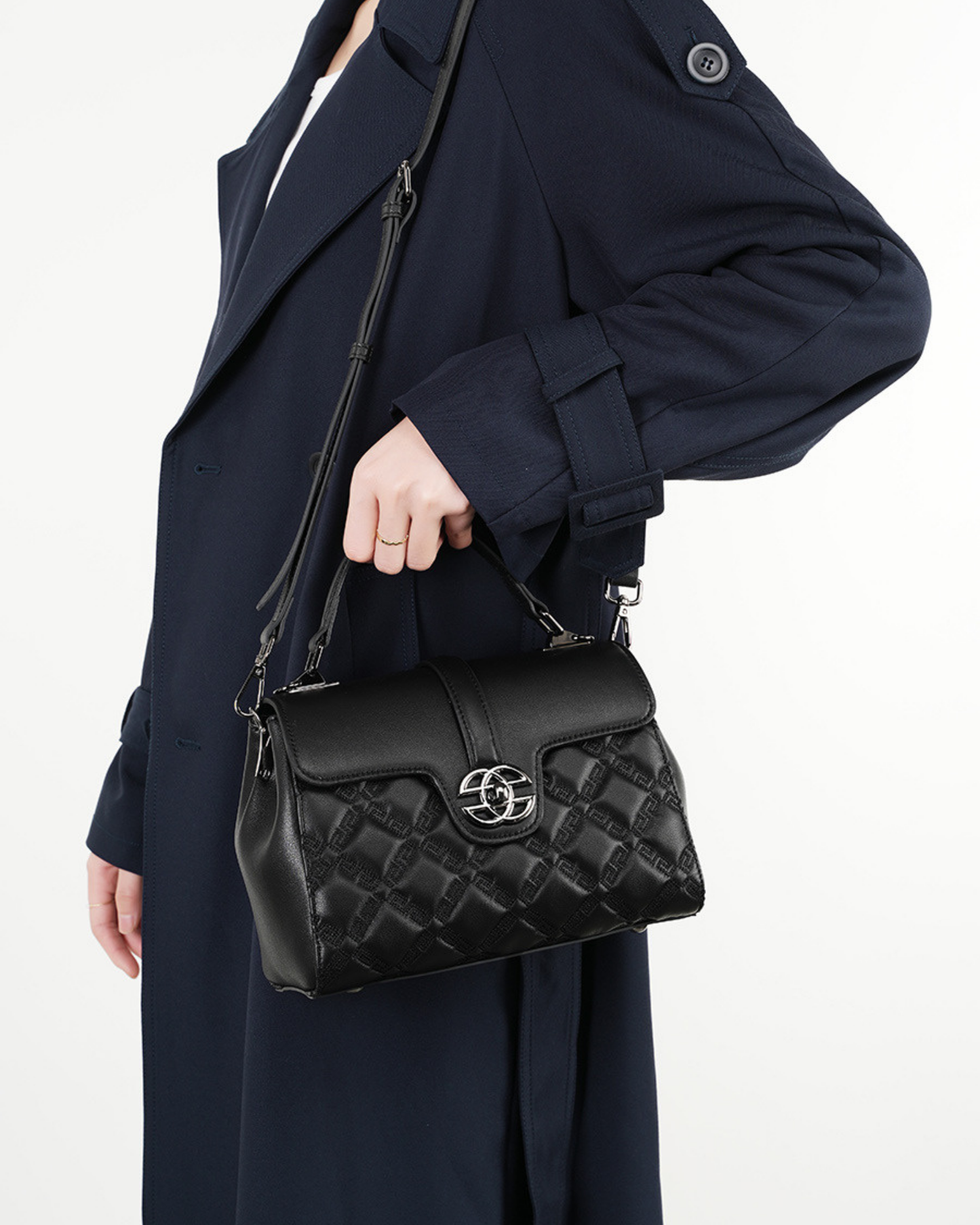 Capitone Hakiki Deri Omuz ve El Çantası