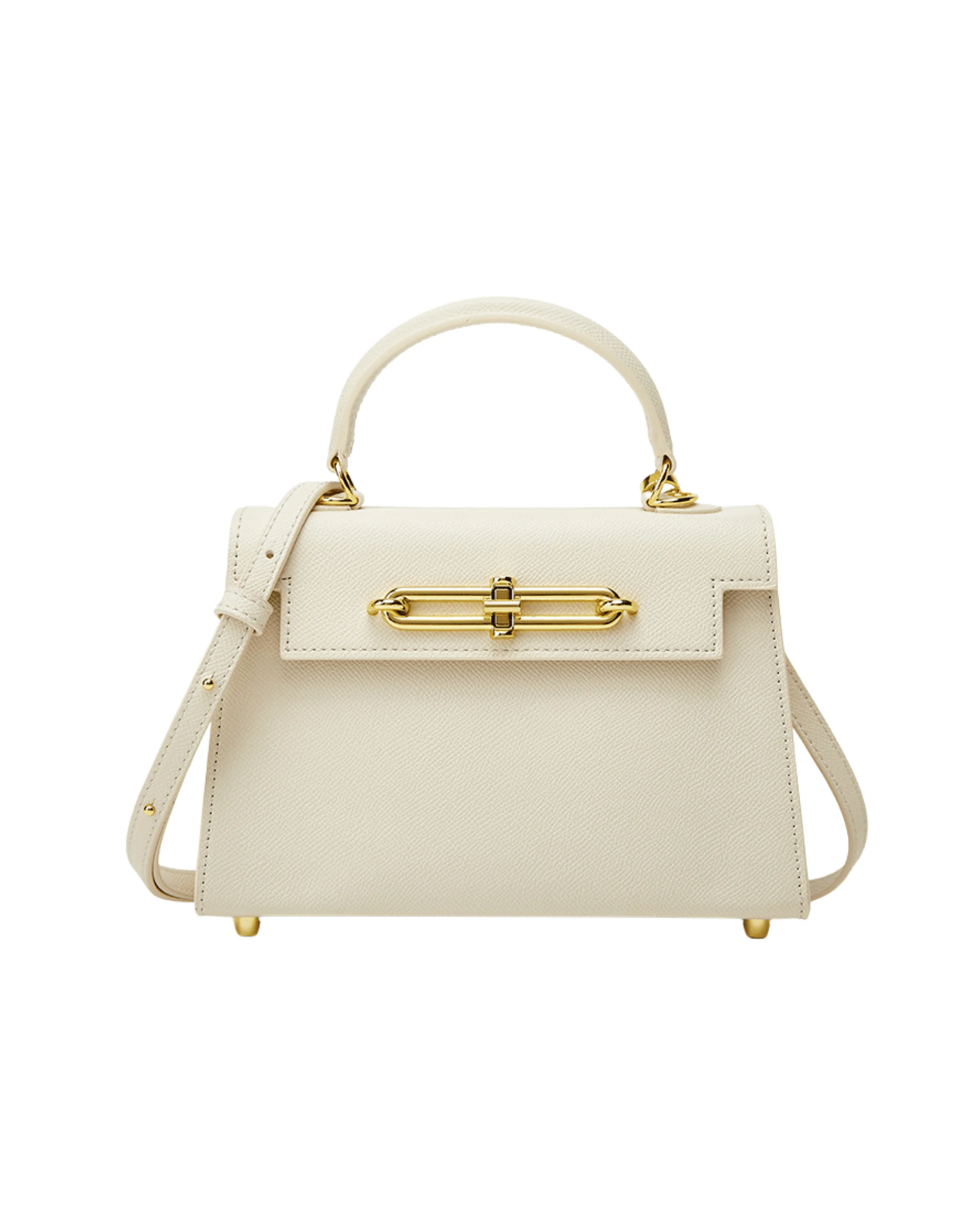 Saffiano Deri Mini El & Omuz Çantası  – Zincirli & Ayarlanabilir Askı