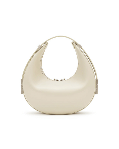 HalfMoon Formlu Deri/Süet Çanta | Modern ve Göz Alıcı Tasarım