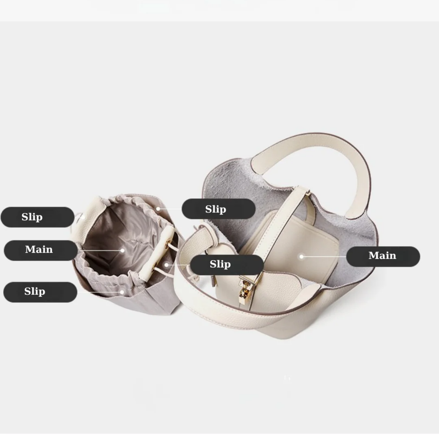 Picotin – Hakiki Deri Kompakt El Çantası