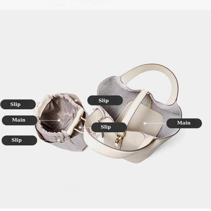 Picotin – Hakiki Deri Kompakt El Çantası