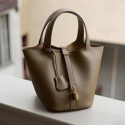 Picotin – Hakiki Deri Kompakt El Çantası