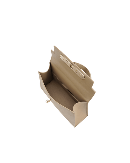 Saffiano Deri Mini El & Omuz Çantası  – Zincirli & Ayarlanabilir Askı