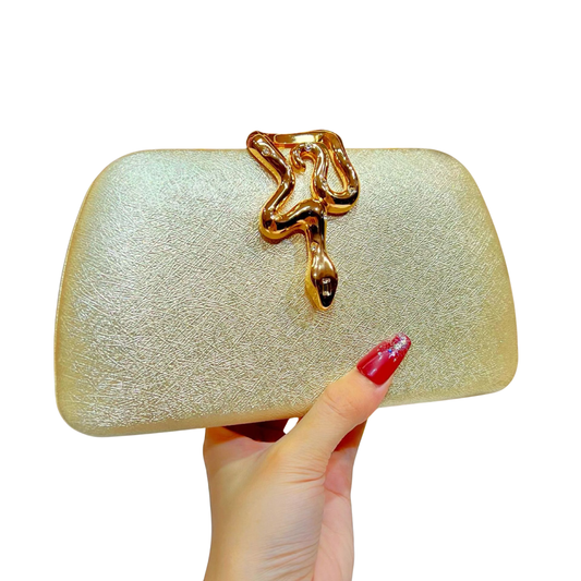 Serpiona – Yılan Tokalı Akşam Çantası