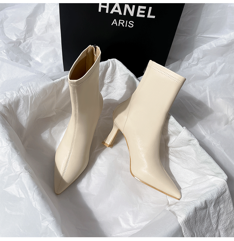 Svelora – Kış Koleksiyonu İnce Topuklu Orta Bilek Bot