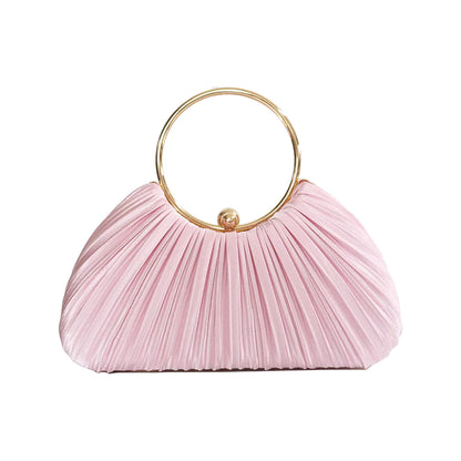 Veyora – Pileli Halka Saplı Akşam Çantası